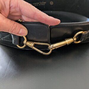 Harrods Women's Black Belt